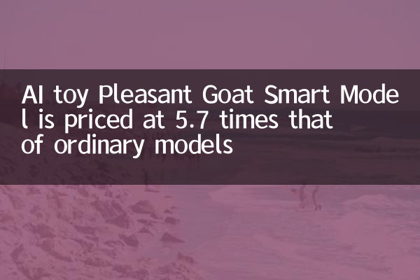 KI -Spielzeug Pleasant Goat Smart Model kostet das 5,7 -fache der gewöhnlichen Modelle