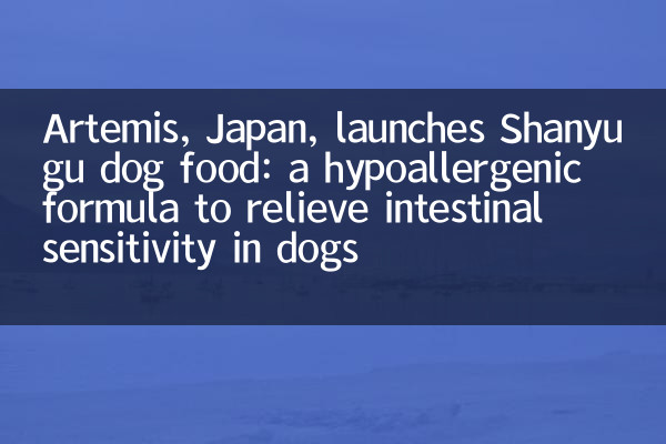 Artemis, Japan, startet Shanyugu Hundefutter: Eine hypoallergene Formel zur Linderung der Darmempfindlichkeit bei Hunden