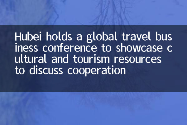 Hubei veranstaltet eine globale Travel Business Conference, um Kultur- und Tourismusressourcen zur Erörterung der Zusammenarbeit zu präsentieren