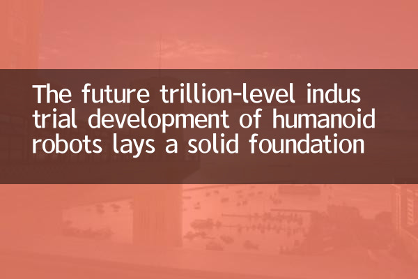 Die künftige industrielle Entwicklung humanoider Roboter auf Billionen Billionen Ebene legt eine solide Grundlage