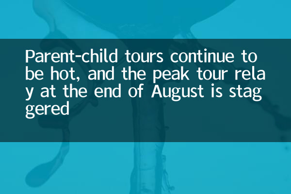 Eltern-Kind-Touren sind weiterhin heiß und die Peak Tour-Staffel Ende August ist gestaffelt