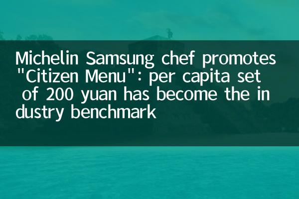 Michelin Samsung Chef fördert 