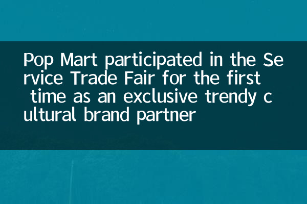 Pop Mart nahm zum ersten Mal als exklusiver trendiger Kulturmarkenpartner teil